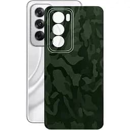 Захисна плівка StatusSKIN для Oppo Reno12 Корпус Вініл Камуфляж зелений