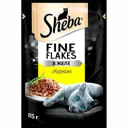 Влажный корм для кошек Sheba, с курицей в желе, 85 г