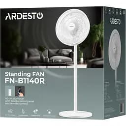 Вентилятор Ardesto FN-B1140R підлоговий 40 см 55Вт білий - мініатюра 10