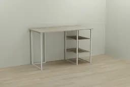 Компьютерный стол Ferrum-decor Кевин 75x100x60 белый ДСП Дуб Сонома 16мм (FRD-101242)