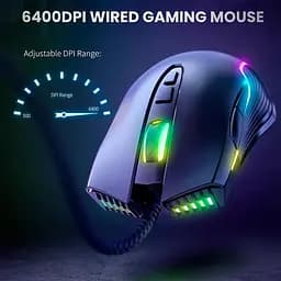 Миша провідна ONIKUMA Gaming CW905 чорна - мініатюра 5