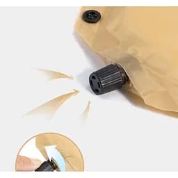 Килимок самонадувний Naturehike (CNH22DZ013) 3см - з подушкою - двомісний - жовтий - мініатюра 4