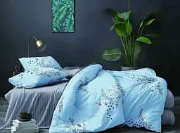 Комплект постільної білизни з компаньйоном TAG Tekstil R2185 Двоспальний