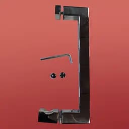Двері в нішу Koer SR SD02-140x200-TR-01 прозоре скло Easy Clean 8 мм, хром KR5383, універсальні, прозорий, хром - мініатюра 9