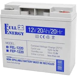 Аккумулятор Full Energy FEL-1220 GEL 12V (12V/20Ah/240Wh) [112111]