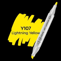 Маркер двухсторонний Светло-желтый, Y107, 99IDEAS