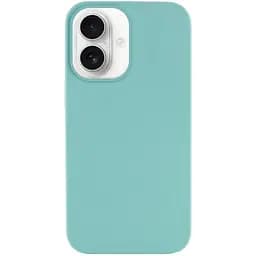 Чехол Epik Silicone Case Full Protective AA NO LOGO для Apple iPhone 16 Plus 6.7 Бирюзовый/Marine Green