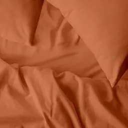 Простирадло Cosas на резинці фланель 100х200 amber, теракотовий (Flannel_29Amber_100x200x20) - мініатюра 6