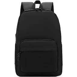 Универсальный городской рюкзак Justpack 27х40х13.5 см черный (8067)