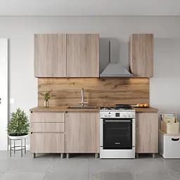 Кухня модульная MebelStar Нео 1,6 м Дуб сонома (MBS-1804)