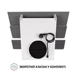 Витяжка декоративна похила Perfelli DNS 6482 D 850 WH LED - мініатюра 8