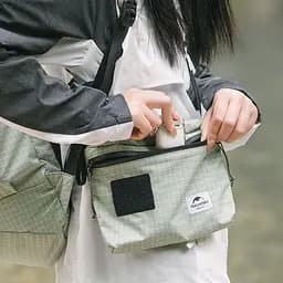 Сумка на плече Naturehike NH20BB204 3л (Світло-сірий) - мініатюра 6