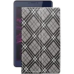 Чохол StatusCASE з екошкіри для планшету Nomi Corsa 4 C070014 (Camera Right) Клітинки