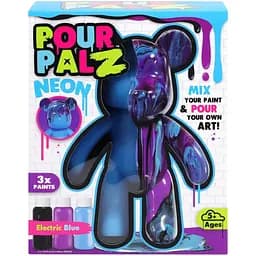 Набір для творчості ToyMonster Pour Palz Флюїд Арт Ведмедик Магія неону S4 Neon (GS-G25023)
