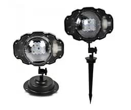 Лазер диско проектор вуличний WL-809 Snow Flower Lamp (4 кольори) 1 режим - мініатюра 4