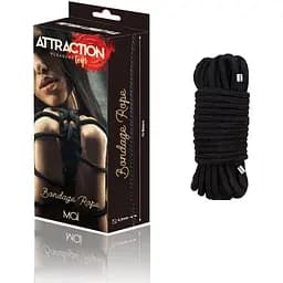 Мотузка для BDSM Mai Bondage Rope Black