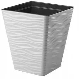 Горщик для квітів Form-Plastic Sahara квадро-40 41 л сірий (3940-055)