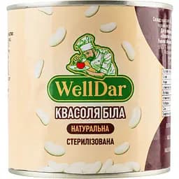 Фасоль WellDar белая натуральная стерилизованная 410 г