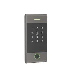Клавіатура з Bluetooth, з контролером, зчитувачем відбитків пальців та карт Mifare Trinix TRK-1206BTFW Black (71-00072) - мініатюра 2