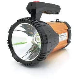 Ліхтар пошуковий Silver Toss ST-8200L, 1LED T6, 25W, 3 режими, 7200mah, Black/Gold, IP40, СЗУ, 220х130х170мм, BOX