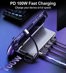 Док-станція USB3.1 Type-C --> HDMI/USB 3.0x2/USB 2.0/USB-C PD 100W Hub 7-in-1 Choetech - мініатюра 7