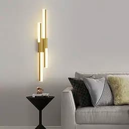 Видовжене бра у латунному корпусі 74 см Line F Арт. WJ10/740 AB