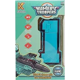 Дитячий Трансформер транспорт Bambi  Numerc Troopers Цифра 1 8336-1