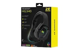 Гарнітура ігрова 2E Gaming HG340 RGB 3.5 мм Black (2E-HG340BK) - мініатюра 2