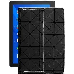 Чехол StatusCASE из экокожи для планшета Lenovo Tab E10 TB-X104L Черный ромб