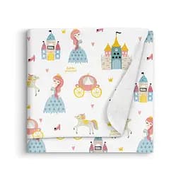 Пелюшки фланелеві Cosas Princess 80x80 см, білі - мініатюра 2
