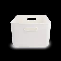 Ящик для зберігання МВМ My Home FH-13 XL 360х257х160 мм білий (FH-13 XL WHITE) - мініатюра 2