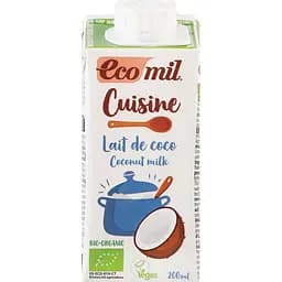 Растительные сливки Ecomil органические для приготовления блюд 200 мл (720273)