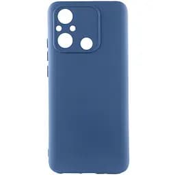Чехол Lakshmi Silicone Cover Full Camera A для Xiaomi Redmi 12C Синий/Navy Blue