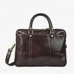 Шкіряна чоловіча сумка VIRGINIA CONTI 35х25х8 см sum0023804
