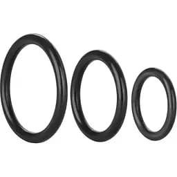 Эрекционное кольцо CalExotics Tri-Rings 3 шт черный