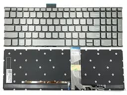 Клавіатура для Lenovo IdeaPad 5-15ALC05, 5-15ARE05, 5-15IIL05, 5-15ITL05 (RU Gray з підсвічуванням). Оригінал.