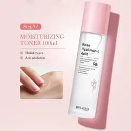 Зволожуючий тонер для обличчя Bioaqua Rose Hyaluronic Acid Moisturizing Toner з екстрактом троянди 100 мл - мініатюра 5