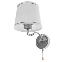 Бра Brille BKL-658W/1 E27 CH настінне накладне з абажуром