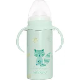 Термопоїльник Miniland Thermobaby Mint з соскою 240 мл (89589)