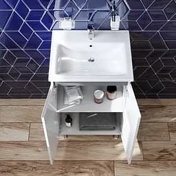 Тумба підлогова AM.PM X - Joy 55 см з умивальником M85-FSX0551-WC0551WG38 - мініатюра 3