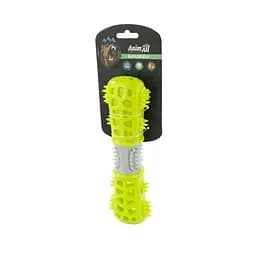 Игрушка AnimAll GrizZzly мультифункциональная косточка для собак 24.4×7.3×5.1 см зелено-серая