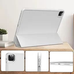 Чохол-книжка BeCover Tri Fold Soft TPU з кріпленням Apple Pencil для Apple iPad Pro 11 2020/2021/2022 Gray (711111) - мініатюра 6