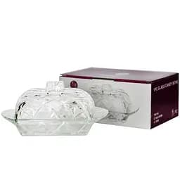 Маслянка скляна Crystal Vega 17х10.5 см в упаковці TB019A (83000019_TB019A) - мініатюра 3