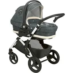 Универсальная коляска 3 в 1 CAM Dinamico Up Top рама белая, темно-синяя (897T/V95/992/708K)