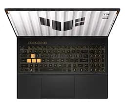 Ігровий ноутбук ASUS TUF F16 FX608JH-RV010, процесор Intel Core i5-13450HX (до 4,6 ГГц), 16-дюймовий WUXGA-дисплей 165Hz, 16 ГБ, SSD 512 ГБ, відеокарта NVIDIA GeFor Jaeger Gray - мініатюра 7