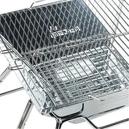 Мангал AceCamp Charcoal BBQ Grill To Go Medium Сріблястий - мініатюра 3