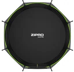 Батут із внутрішньою сіткою Zipro Jump Pro 12 футів 374 см чорно-зелений (5902659840684) - мініатюра 3