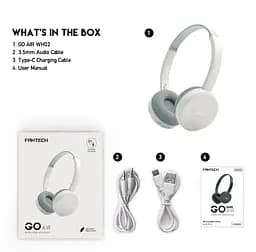 Ігрові навушники Fantech GO AIR WH02 Wireless Beige - мініатюра 8