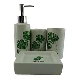 Набір для ванної Пальмове листя керамічний