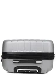 Валіза середня M ABS-пластик Madisson Snowball 03403 68х44х27см 68+13л Срібна - мініатюра 9